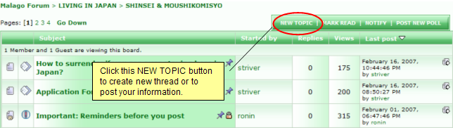 Filipino Community in Japan: How to Post